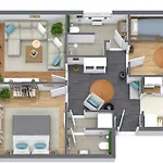 Seensucht - Maritimes Mit Seeblick & Balkon, 500 M Zum 아파트