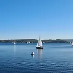 Seensucht - Maritimes Mit Seeblick & Balkon, 500 M Zum 아파트 모네시