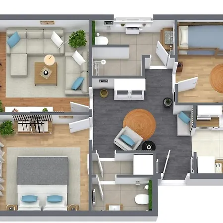 Seensucht - Maritimes Mit Seeblick & Balkon, 500 M Zum Apartmán