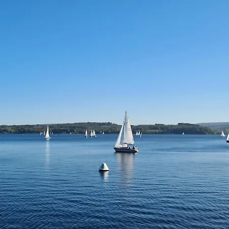 Seensucht - Maritimes Mit Seeblick & Balkon, 500 M Zum Apartmán Möhnesee