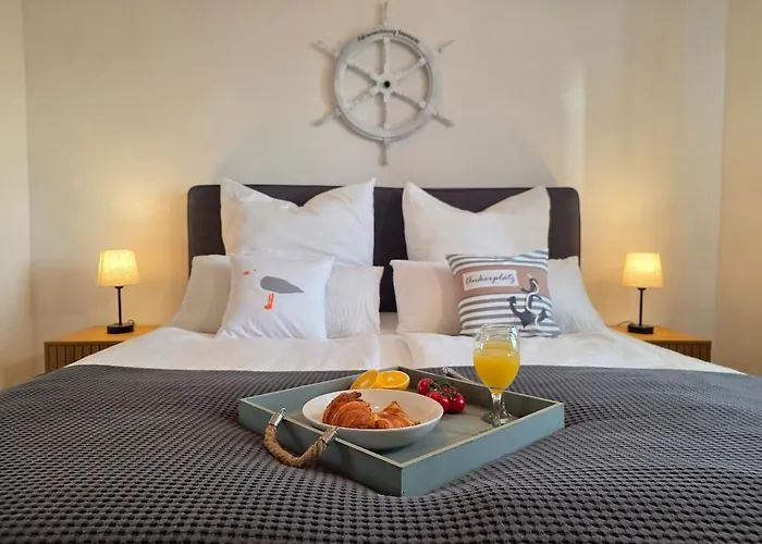 Seensucht - Maritimes Mit Seeblick & Balkon, 500 M Zum *